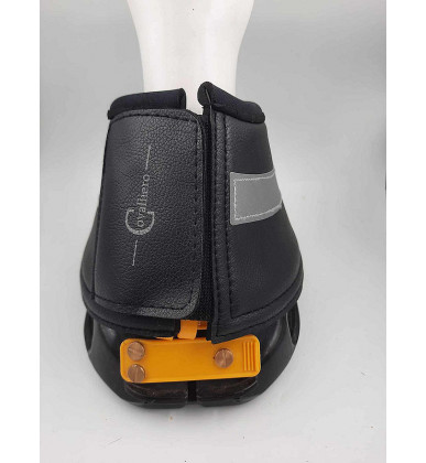 Covalliero Reflective neoprene bell boot with velcro