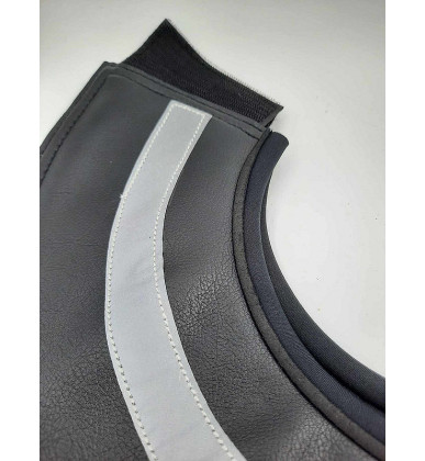 Covalliero Reflective neoprene bell boot with velcro